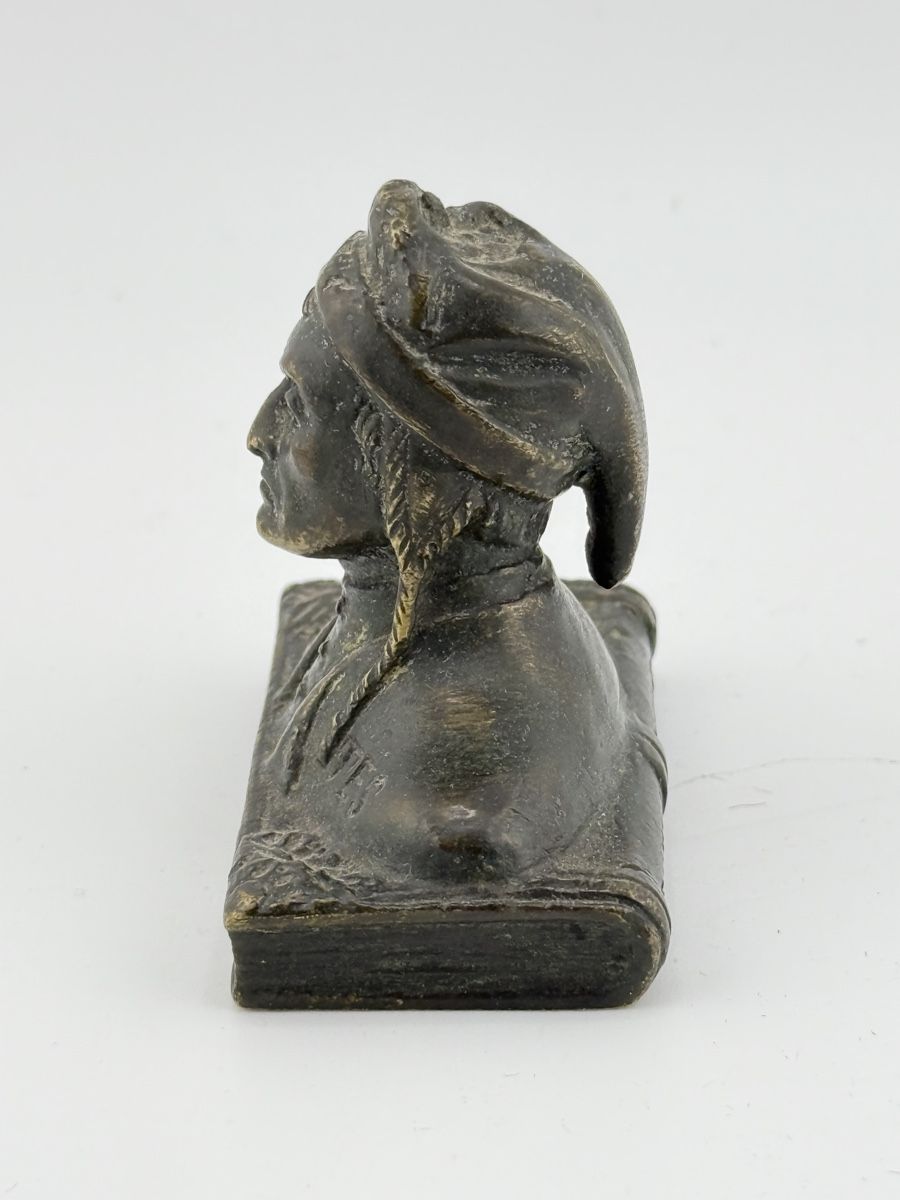Statuette: Kleine Dante Büste Bronze – Usato da Zürich venduto da Geniuss 2