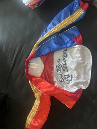 Kostüm Harley Quinn Oberteil mit Jacke zusammen genäht 
