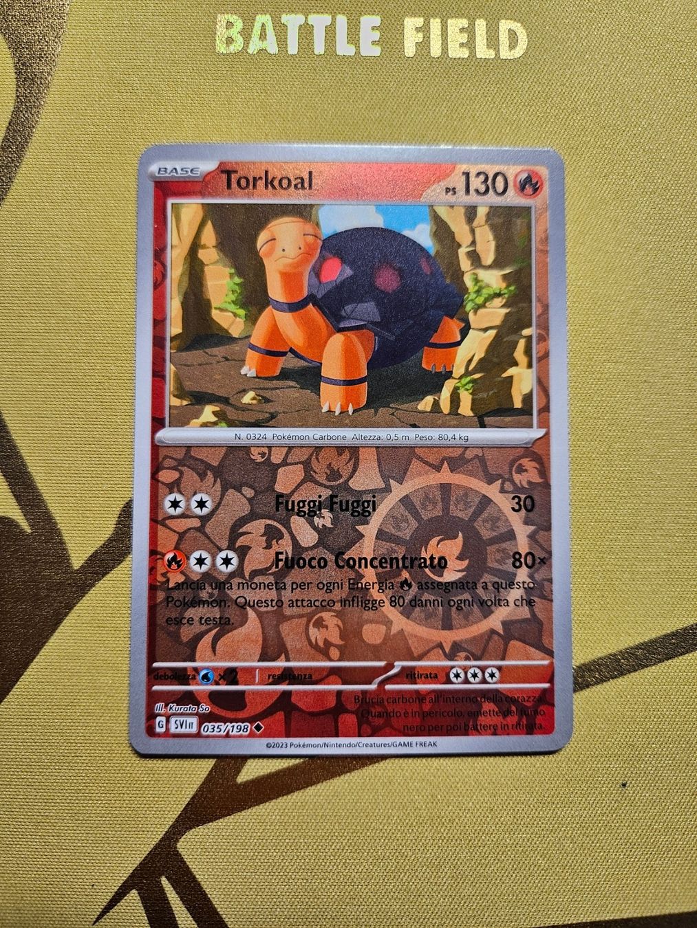 Pokémon Carte collezionabili: Scarlet & Violet - Torkoal – Usato da Bellinzona venduto da Pokemarco