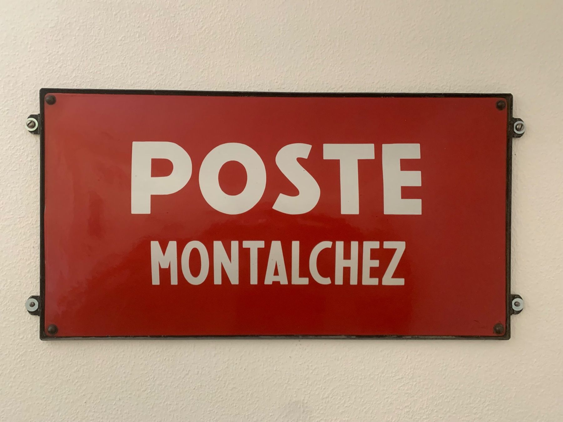 Insegne: Panneau Poste Montalchez – Usato da Neuchâtel venduto da Aquila99