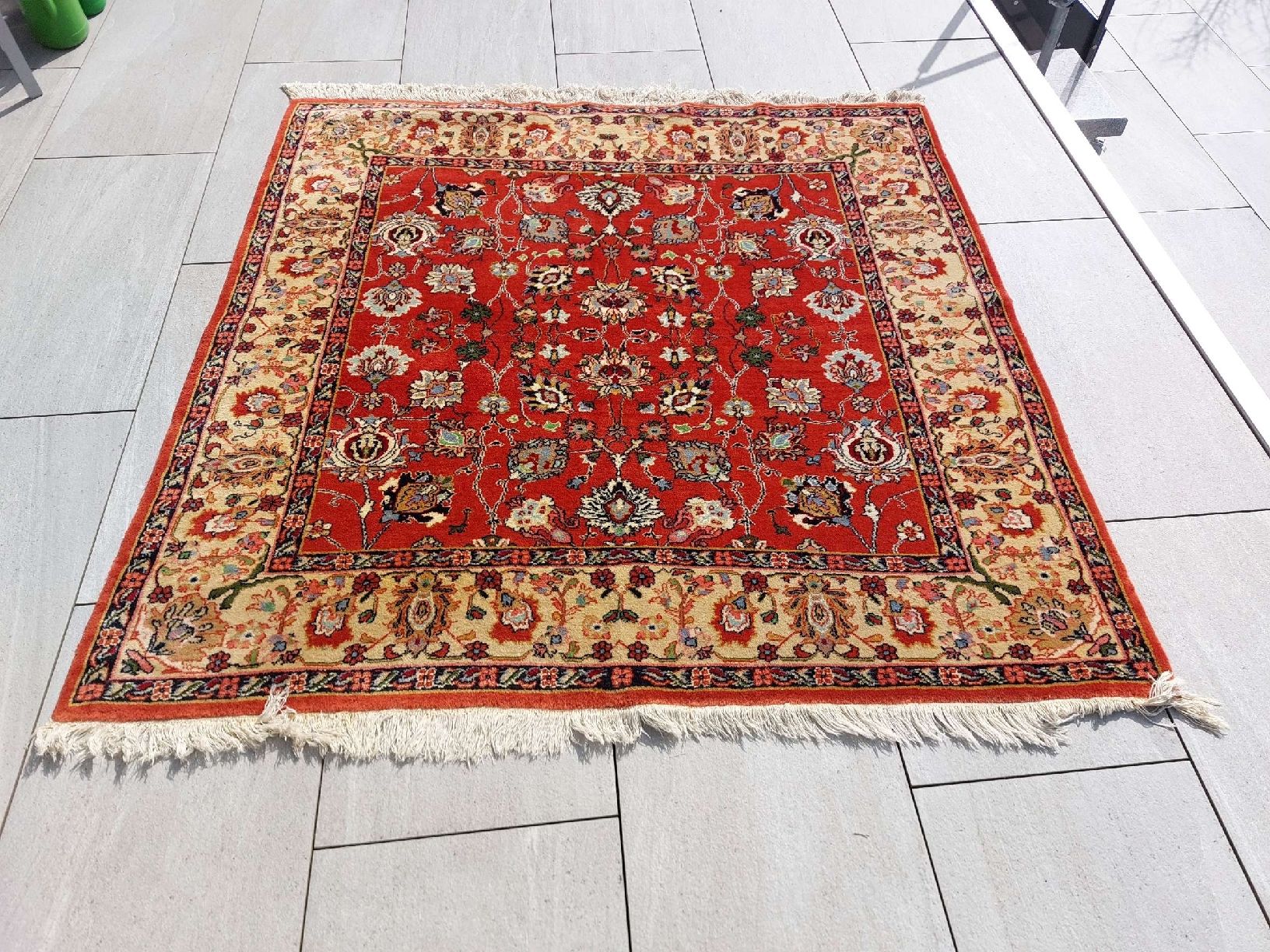 Tappeti: Perserteppich, Rot/Beige, Handgeknüpft, Gewaschen – Usato da Stein/AR venduto da OLd_S_CooL
