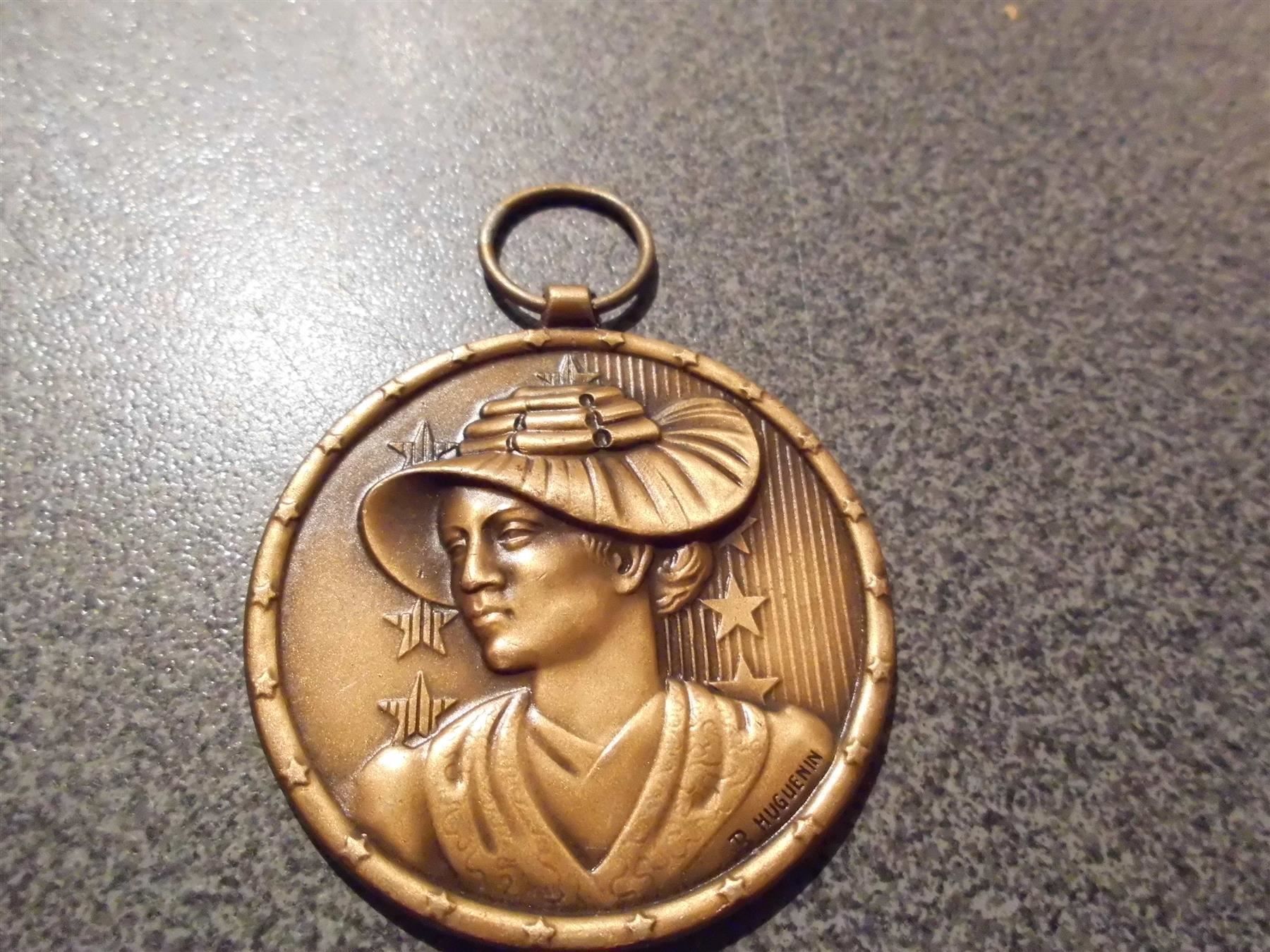 Medaglie: Medaille Dame mit Hut/Sterne – Usato da Zürich venduto da abraxas1291
