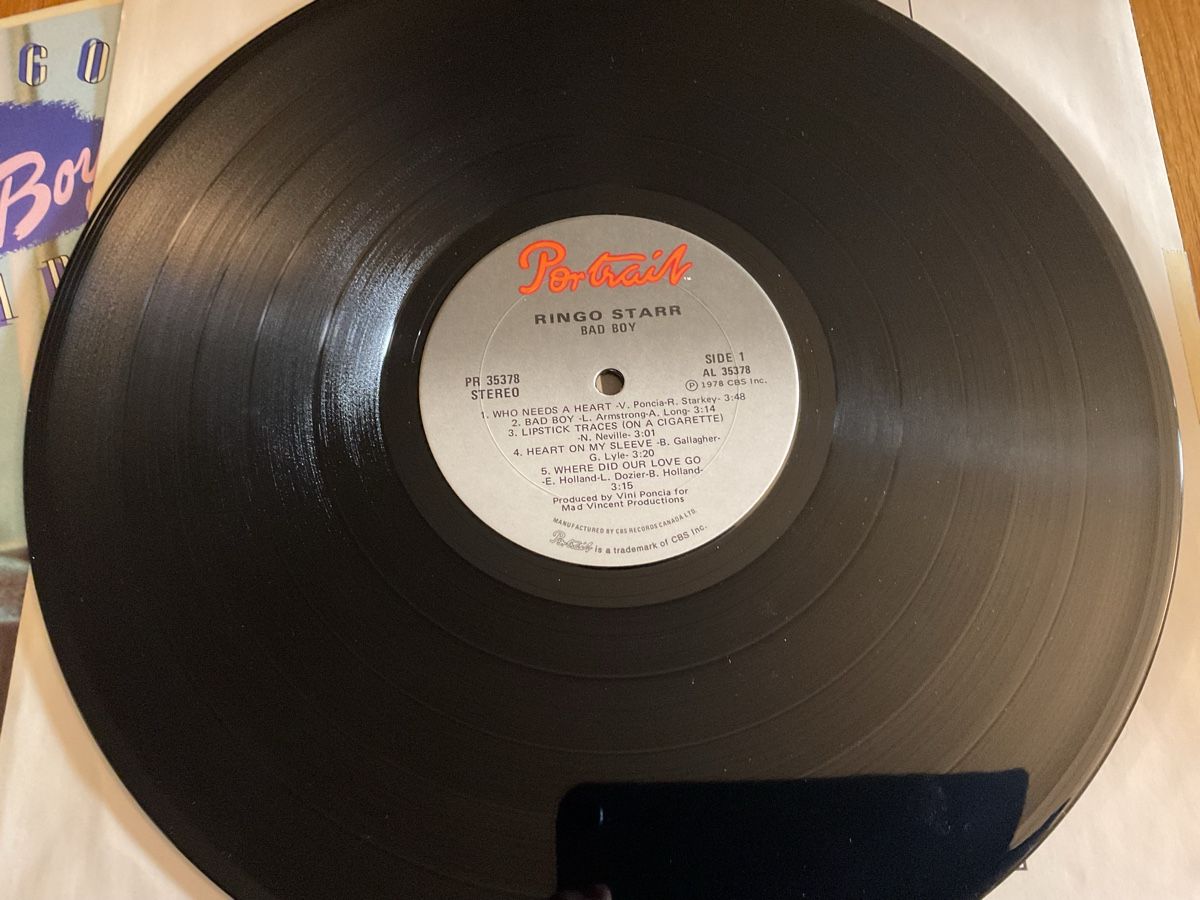 Dischi in vinile: Ringo Starr "Bad Boy" LP (Vinyl) 1978 Canada – Usato da Steinach venduto da Quarkie 2