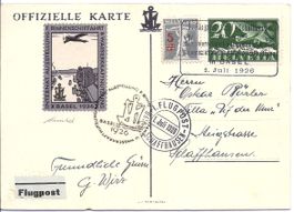 AVIATION, VOL BASEL - SCHAFFOUSE