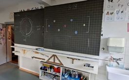 Seltene Gelegenheit: Schulwandtafel in Top-Zustand