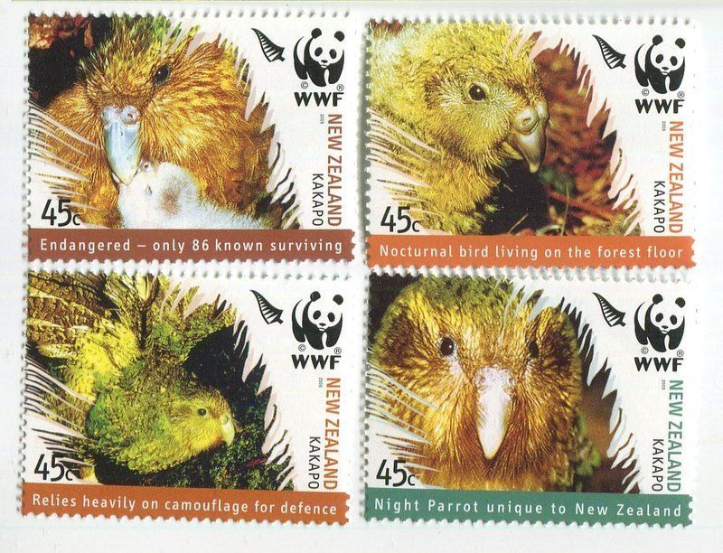 Alle Briefmarken: Briefmarken "Kakapo". Neuseeland. – Neu und originalverpackt aus Basel von Butsch5