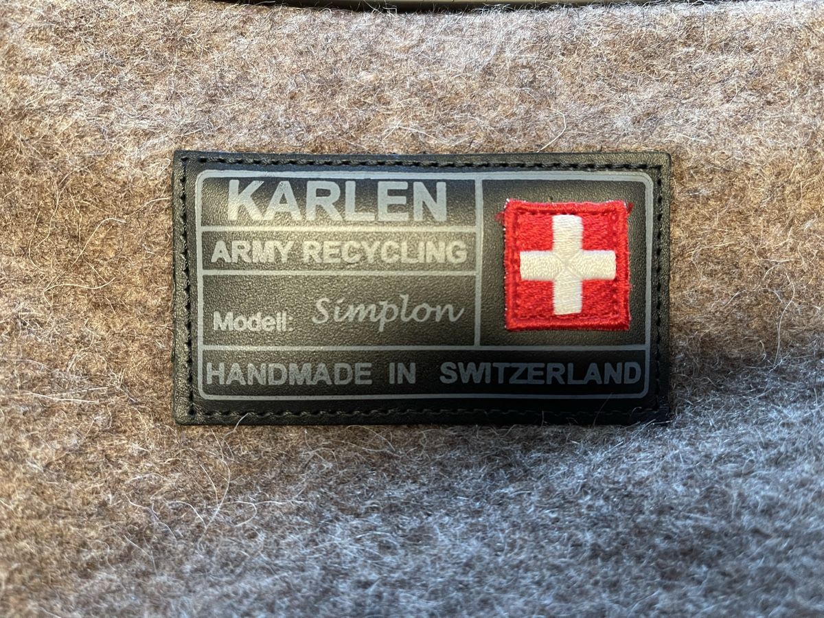 Borse da donna: Karlen Swiss,  Army Recycling Tasche Simplon – Usato da Spreitenbach venduto da R_1691 4
