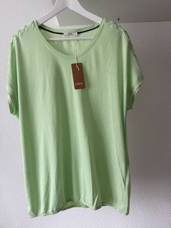 Damen T-Shirt Cecil hellgrün neu mit Etikett Grösse L