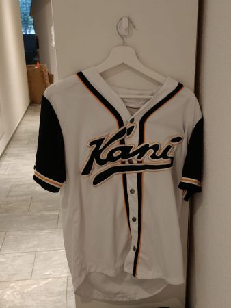 Karl Kani Baseball Shirt weiss schwarz gebraucht
