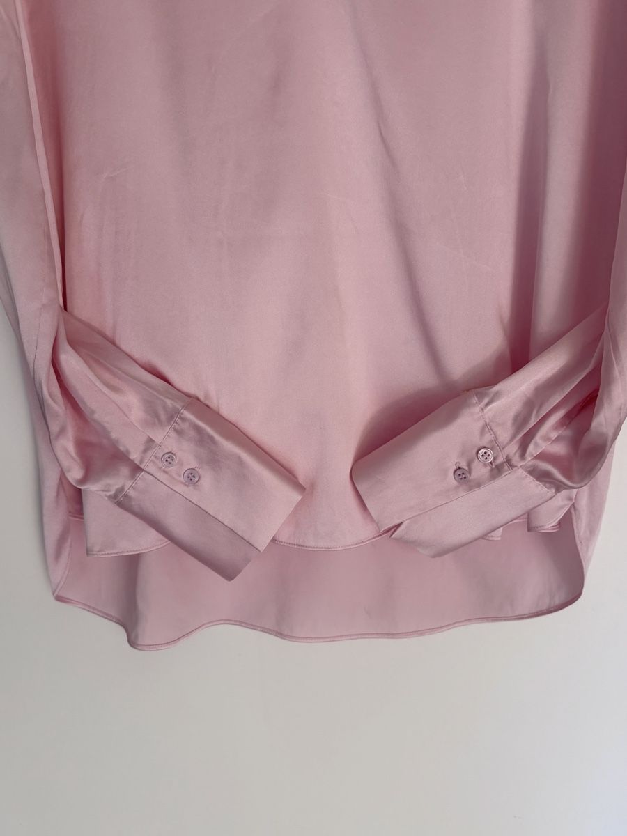 Camicette: Damen Bluse Seide rosa Grösse 40  – Usato da Elsau venduto da isidobrany09 1