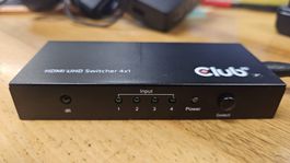 HDMI Switch 4x1 UHD Club3D (4K@60Hz)