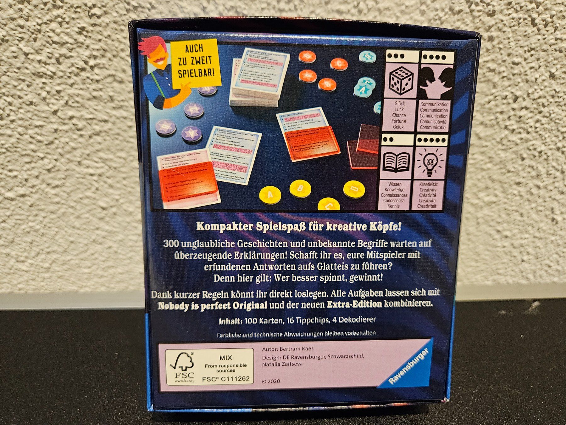 Ravensburger Giochi: Neu - Ravensburger - Nobody is Perfect – Nuovo e nell'imballaggio originale da Dagmersellen venduto da Jarsetz_Restposten 1