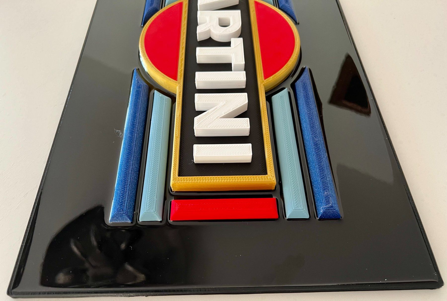 Dipinti: MARTINI Logo 3D print exclusive artwork - with Certificate – Nuovo e nell'imballaggio originale da Le Mont-sur-Lausanne venduto da luxurylover 4