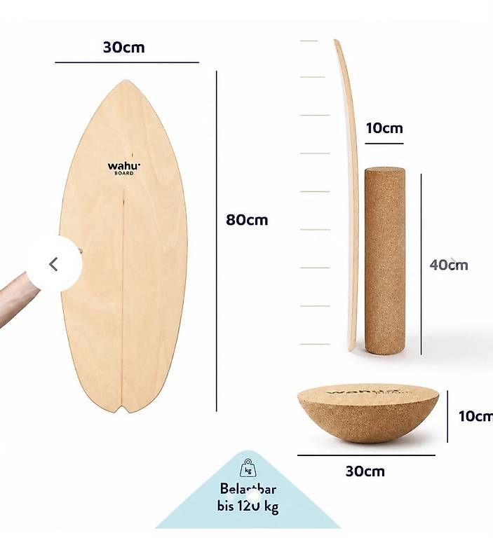Hometrainer: Balanceboard – Nuovo e nell'imballaggio originale da Basel venduto da greenman70