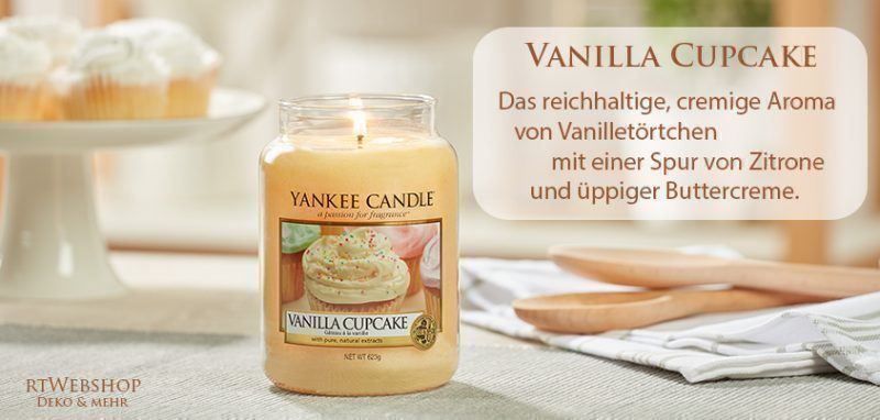 Yankee Candle Kerzen: Yankee Candle Vanilla Cupcake large Jar – Neu und originalverpackt aus Langwiesen von rtWebshop 1