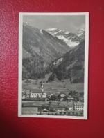 Linthal Glarus katholische Kirche und Pfarrhaus s/w Karte