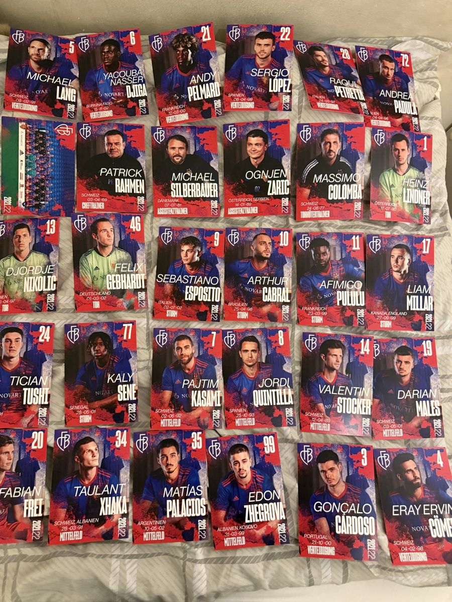 Autogramme: Fc  Basel Autogrammkarten unsigniert – Gebraucht aus Rüschlikon von Andi_2000