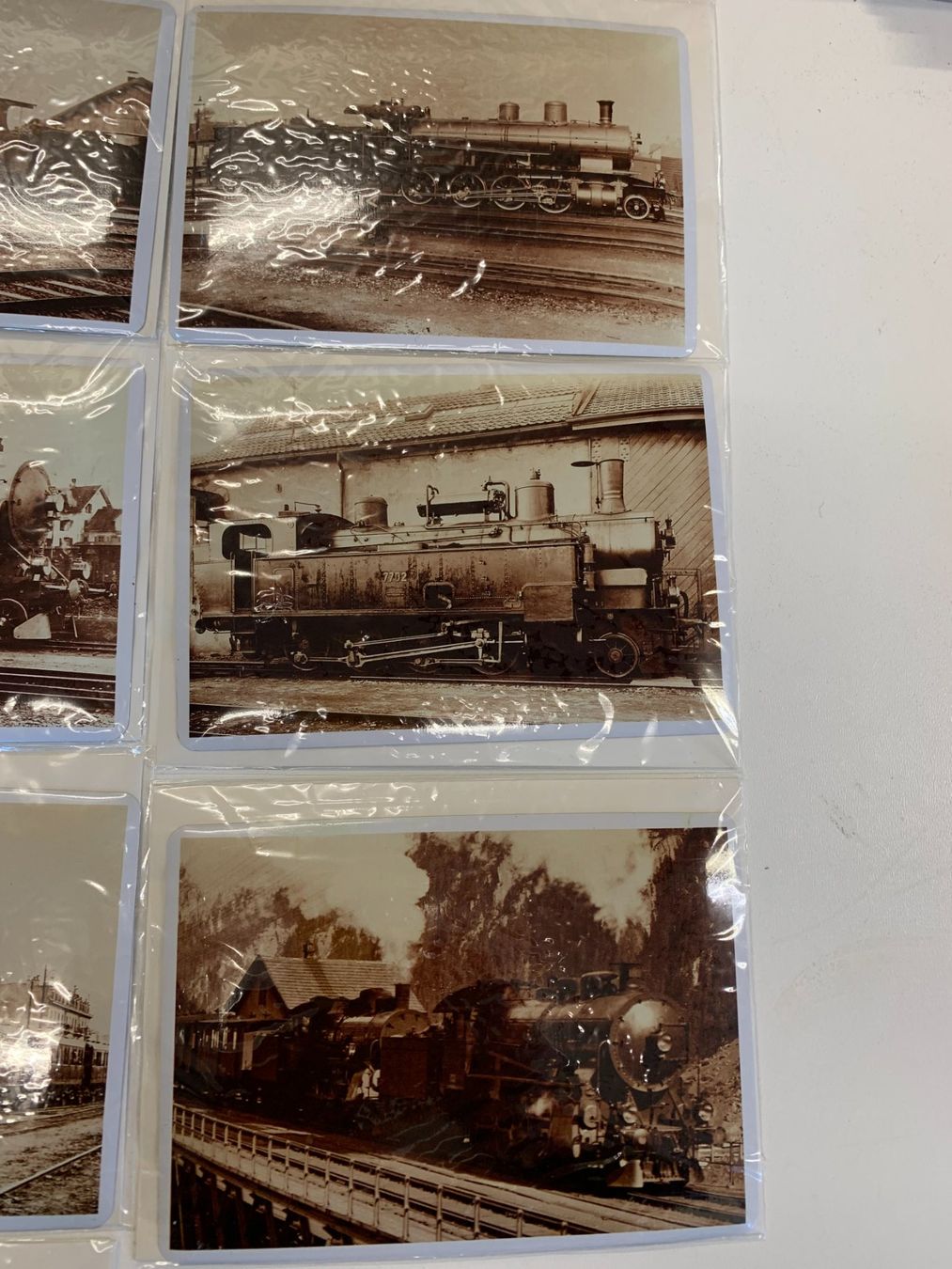 Modellini di ferrovie: Blech-Postkarten SBB-Lokomotiven 10 Stück – Usato da Fislisbach venduto da Zicke1958 4
