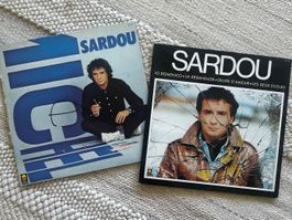 Vinyl LP Michel Sardou + 2ème gratuit (dos rapé)