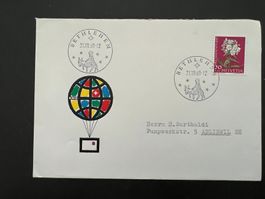 1960 Knieballon auf Brief Betlehem    (G1198)