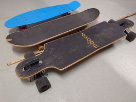 Verkaufe drei gebrauchte Skateboards /Rollbretter