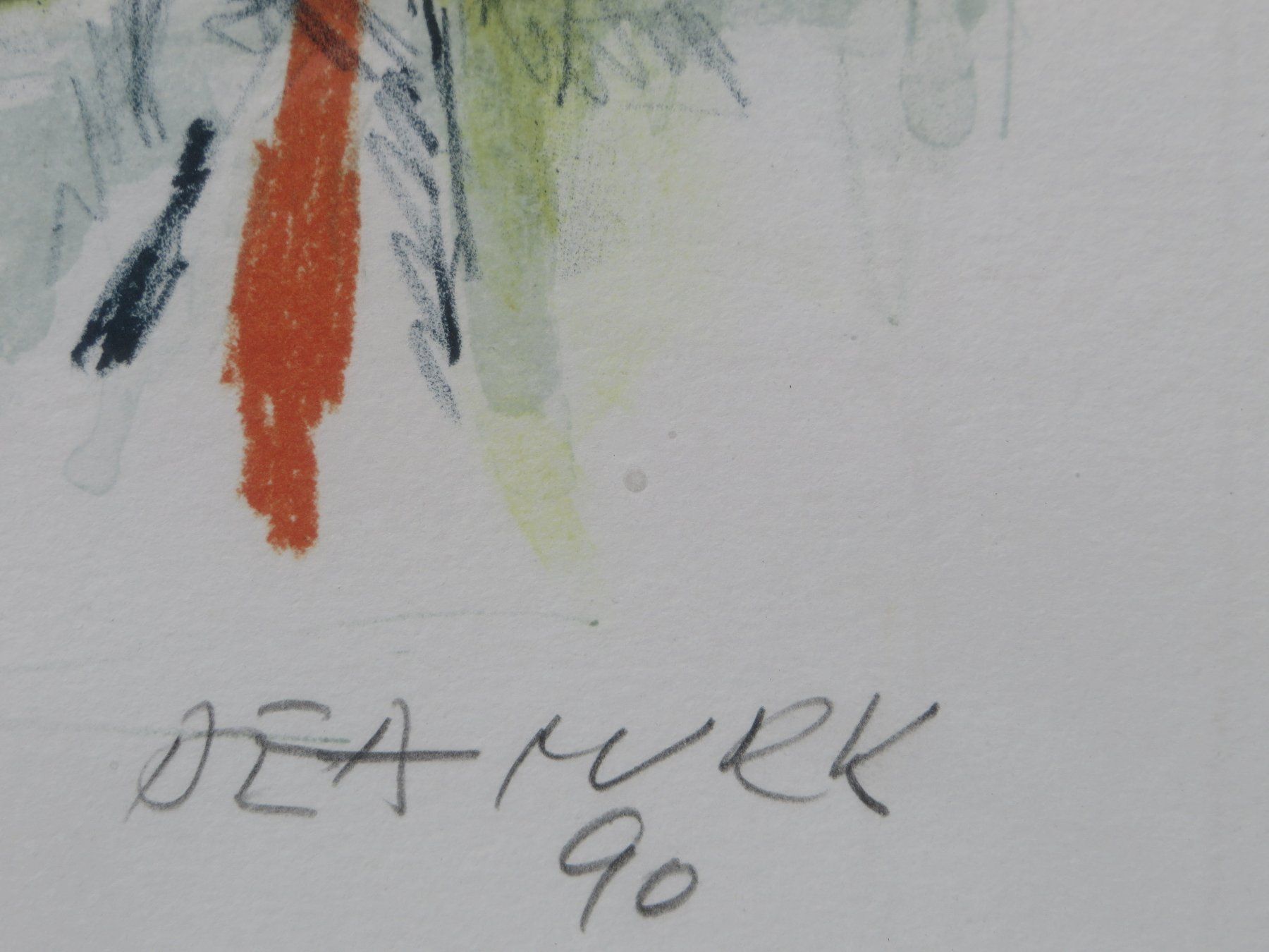 Grafiken & Lithographien: Dea Murk Litho Künstlerprobe – Gebraucht aus Bad Ragaz von FutureZ 4