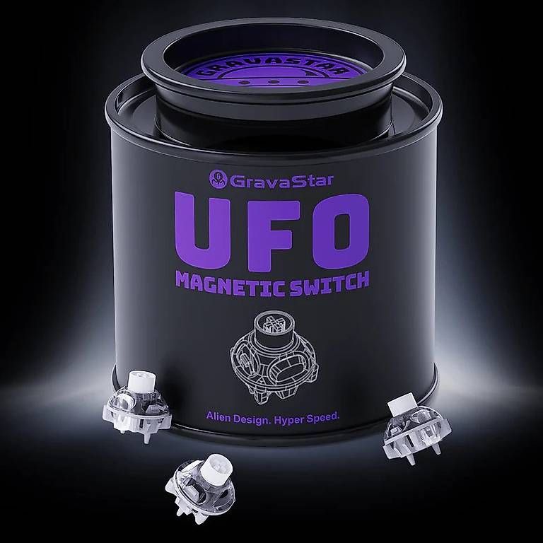 Tastiere: GravaStar UFO Magnetic Switch - Hall Effect White / 75 Stk – Usato da Ziefen venduto da bjggi