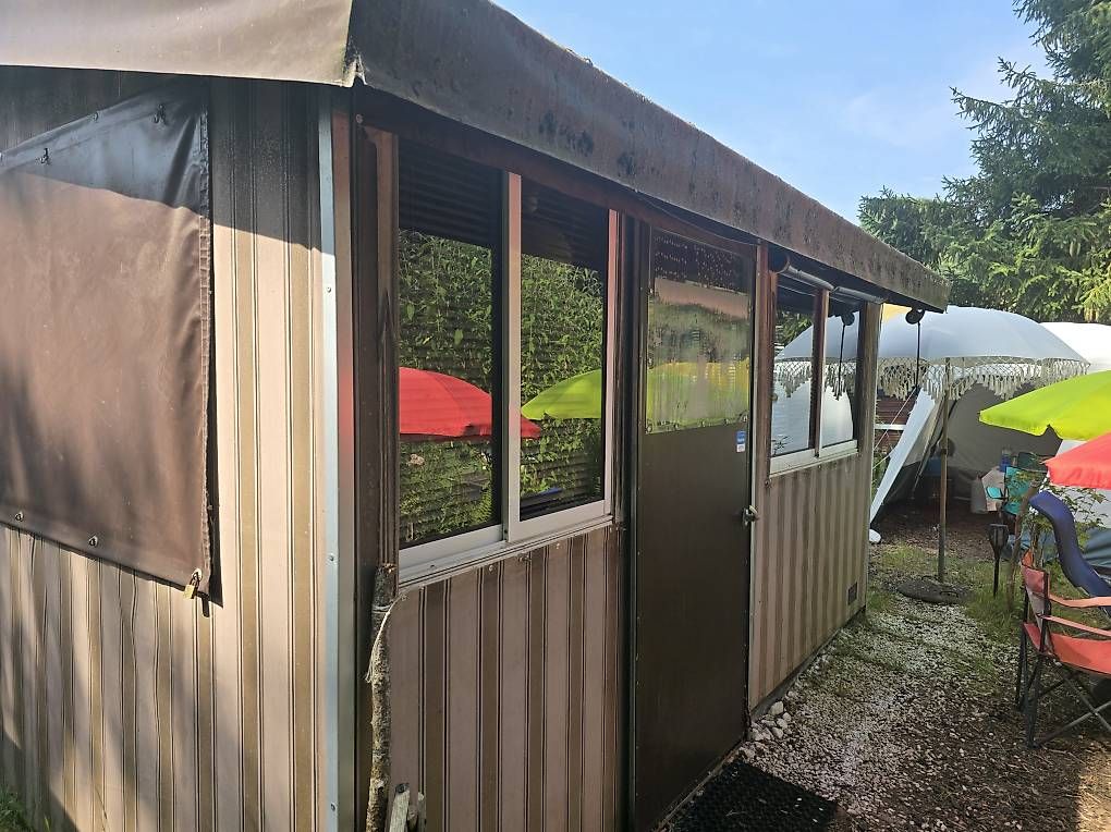 Mobilhome: Auvent fixe résidentiel pour caravane/structure très robuste – Gebraucht aus Genève von oba_5nxn 4