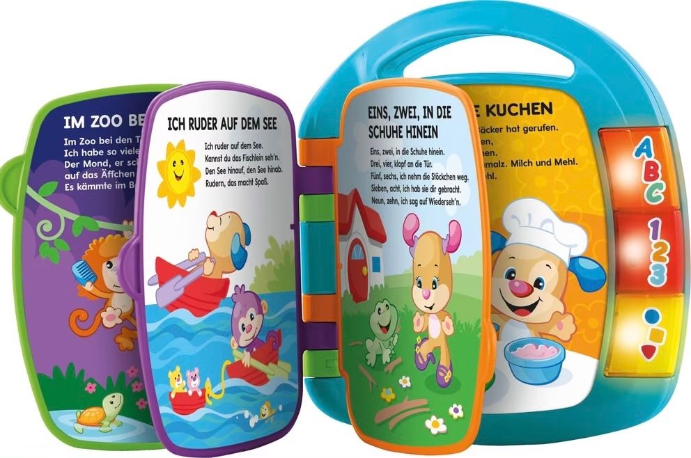 Fisher-Price Giocattoli: Fisher-Price Lernspass Liederbuch – Nuovo e nell'imballaggio originale da Basel venduto da Seifehuesli 3