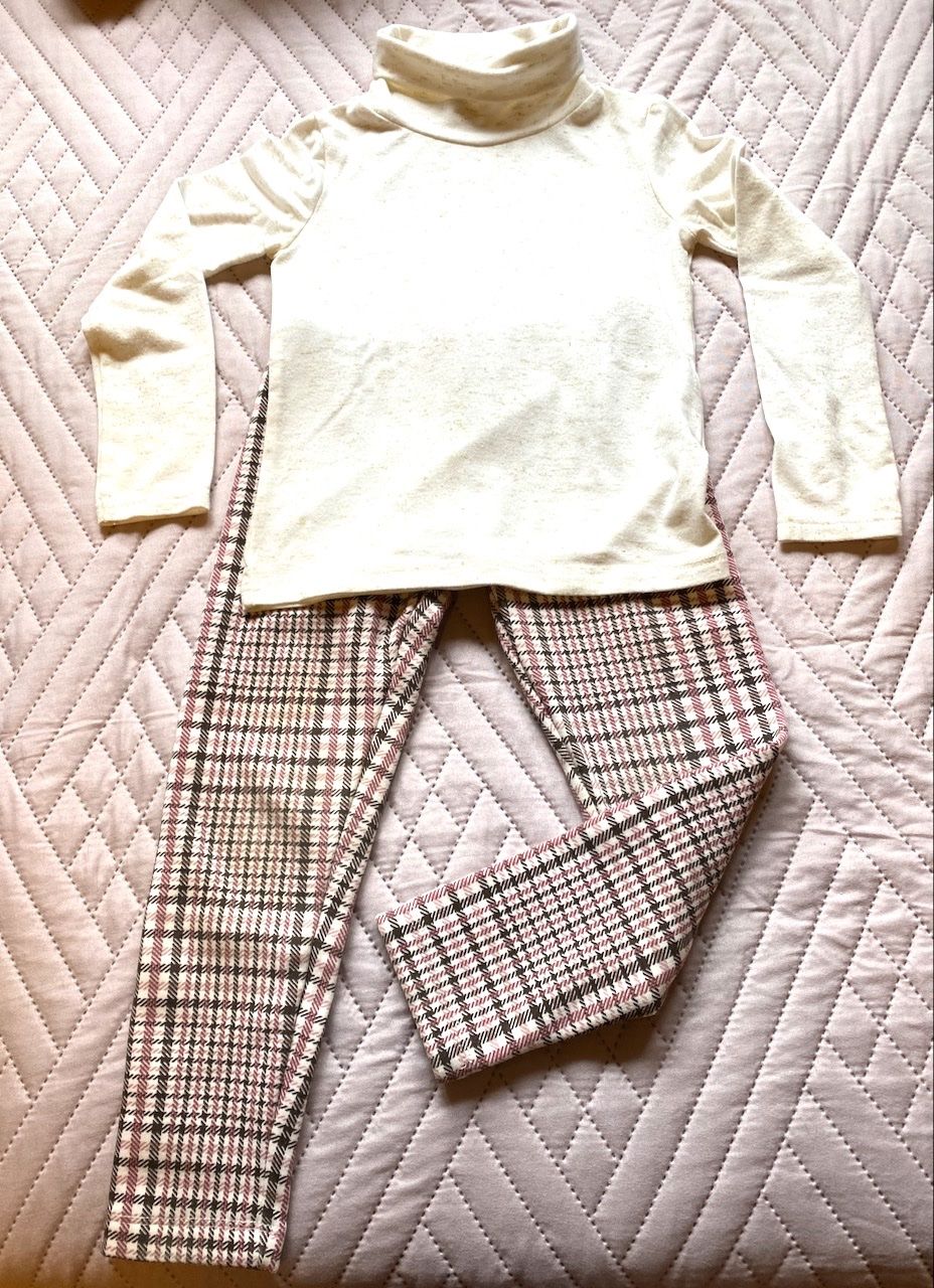 C&A Lotti & Set di vestiti: Mädchen Leggings und Leibchen in Gr.104 – Usato da Uster venduto da ros_pym8