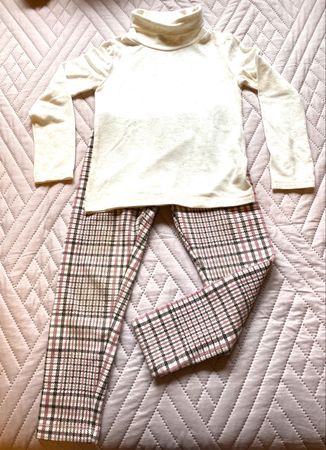 Mädchen Leggings und Leibchen in Gr.104