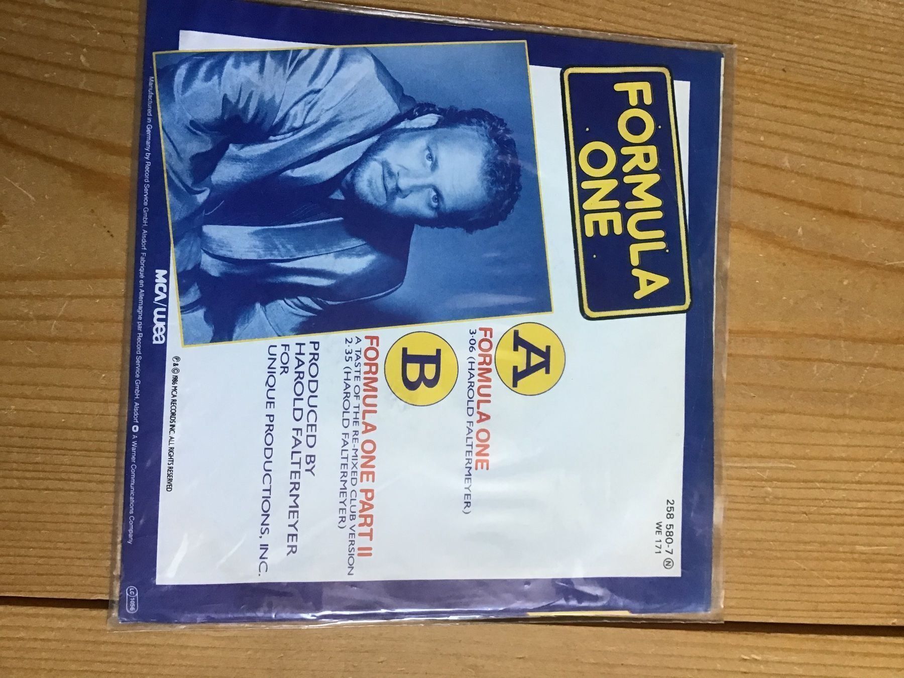 Dischi in vinile: single, Harold Faltermeyer, formula one – Usato da liestal venduto da makai05 1