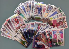 Topps Chrome UWCL 2024/25 –30 Trading Cards/ keine Duplikate