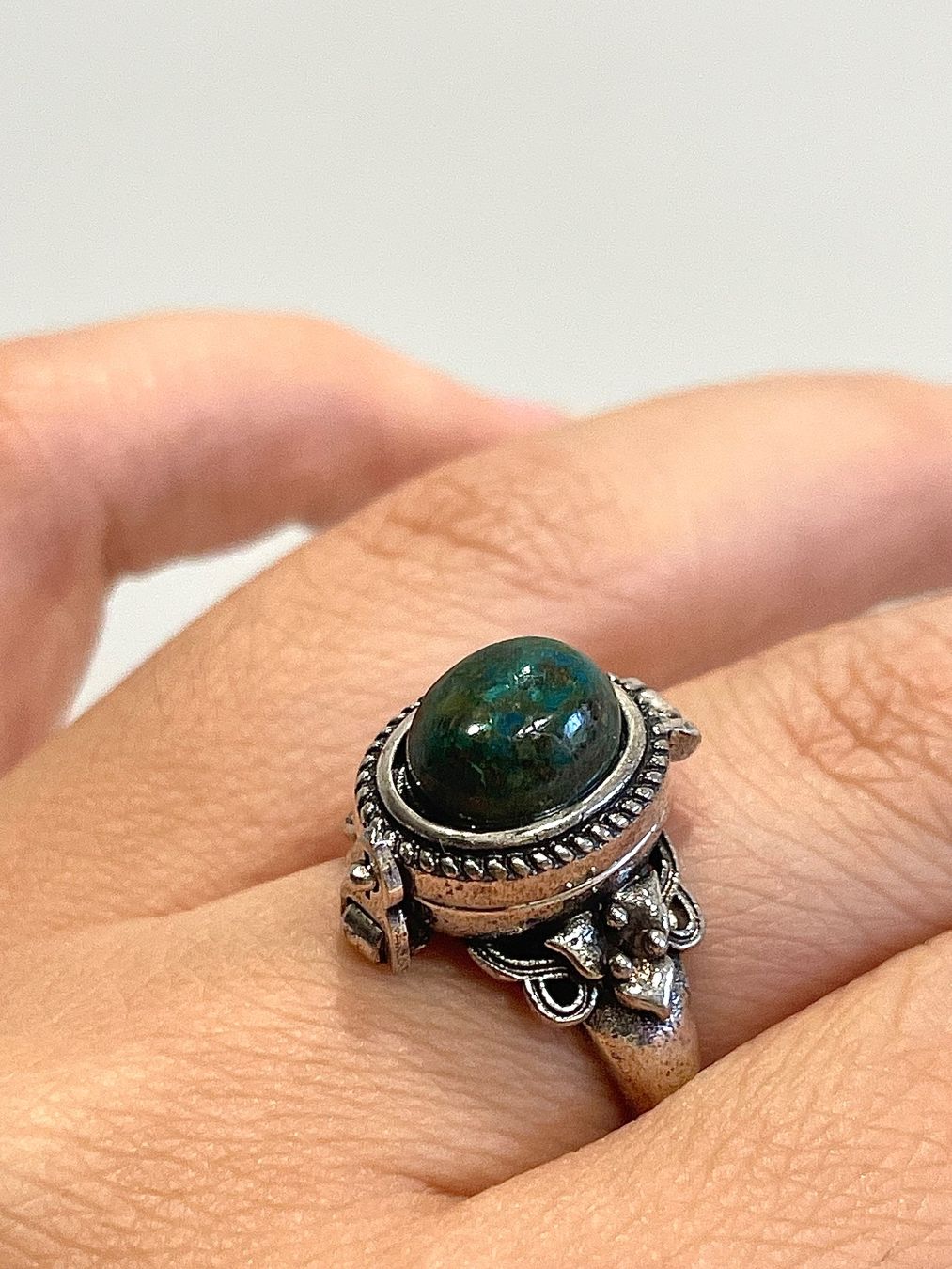 Ringe: 100% echtem, ungefärbtem Türkis Ring Edelsteinring – Neu und originalverpackt aus Schiers von sisikristall 1