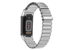 Armband Bracelet Edelstahl für Fitbit Charge 4/5/6