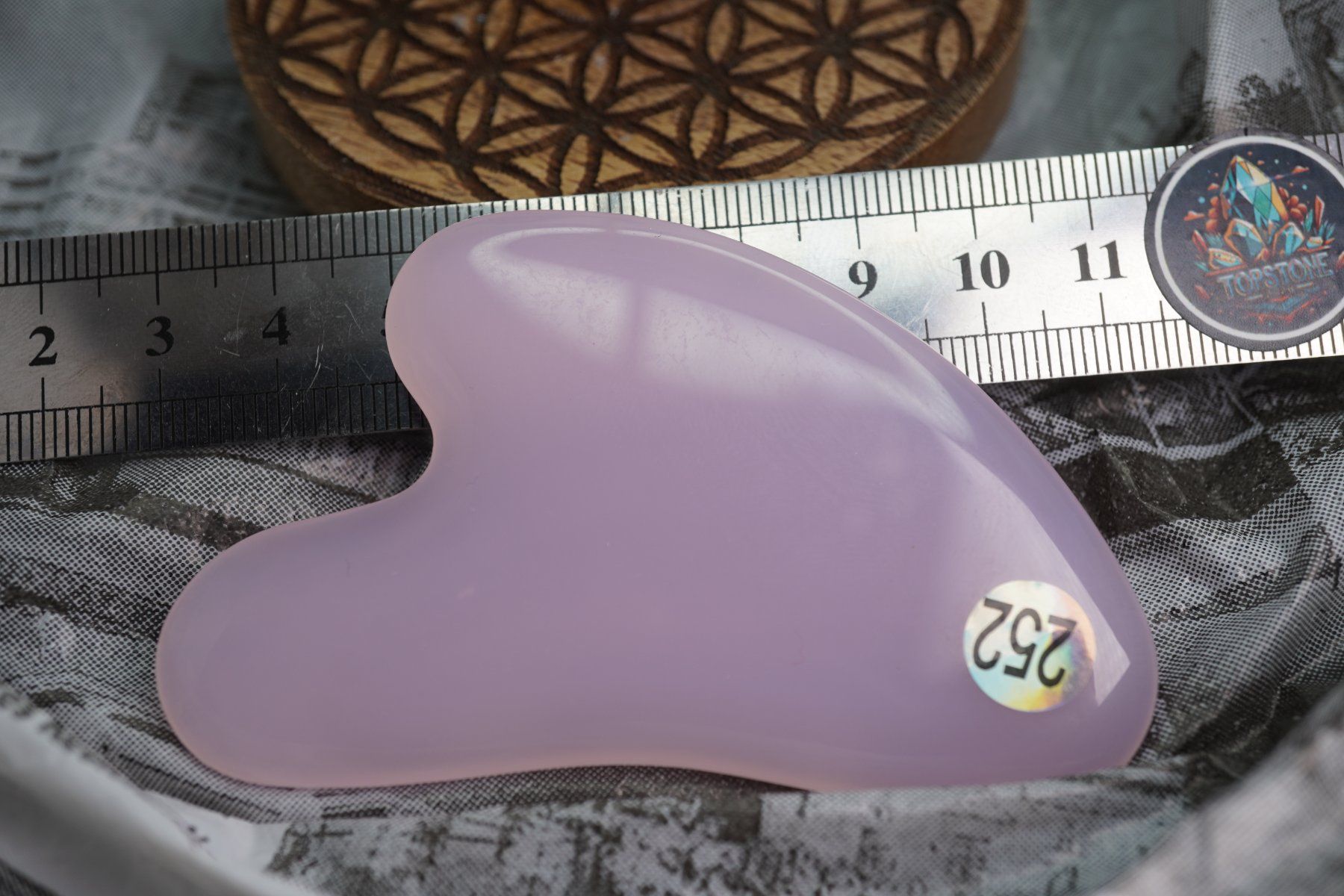 Minerali & Pietre curative: Gua Sha Massage-Stein Lavendel Quarz    ab 1.- – Nuovo e nell'imballaggio originale da Eschenbach SG venduto da topstone 3