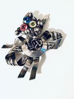Hobé 1940’s Vintage Sterling Silver Floral Brooch