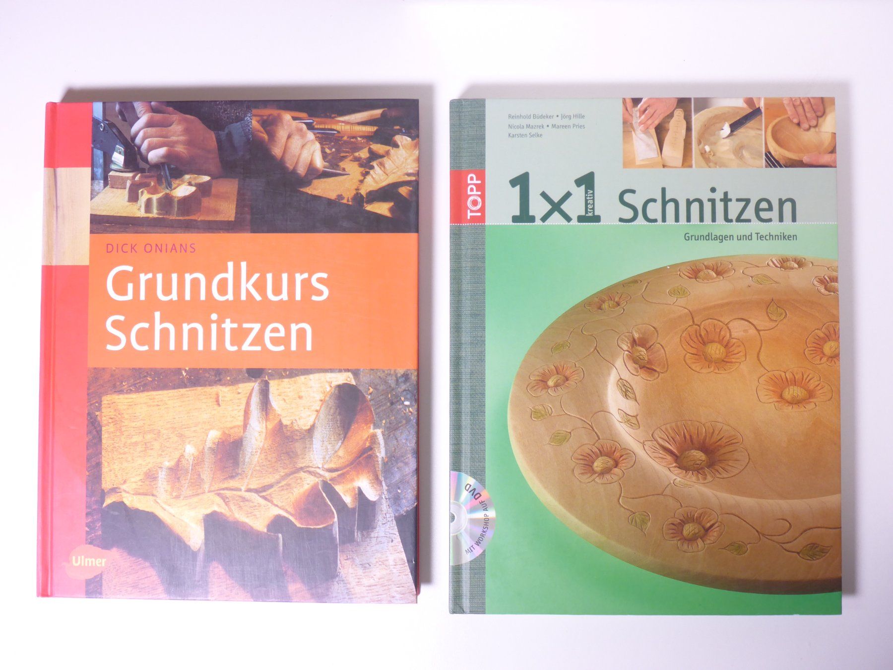 Bücher: Schnitzen 2 Titel siehe Foto – Gebraucht aus Erschwil von taglang