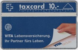 10 CHF VITA Lebensversicherung - seltene Kunden Taxcard