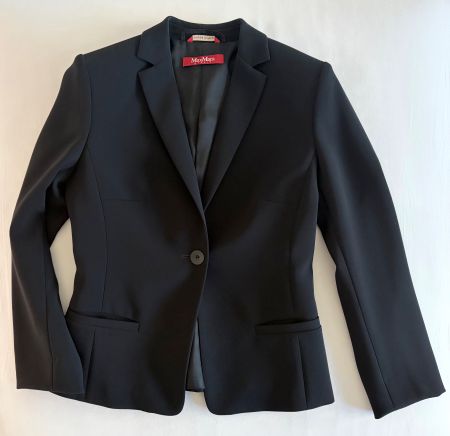 MAX MARA Studio Blazer aus Cady schwarz Gr. 34 WIE NEU
