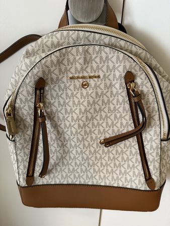 Michael Kors Rucksack/Bag, neuwertig, weiss/braun Top! (54)