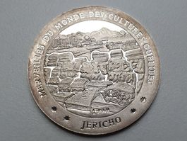 🇹🇩 Chad 1000 Francs 1999 Jericho UNC. **Very rare** Silver