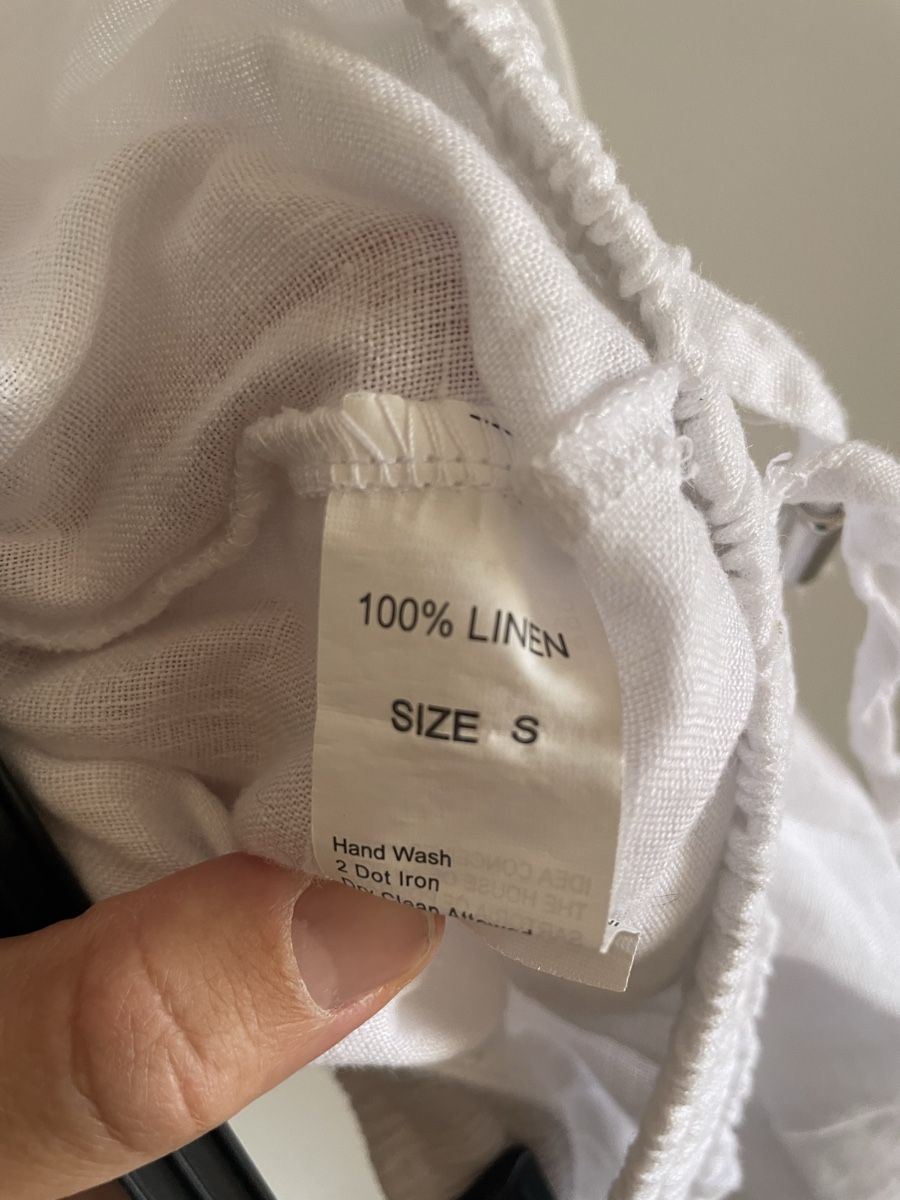 Pantalons: Shorts 100% lin blanc taille S – Neuf (Voir description) à Pâquier-Montbarry par mir_687p 2