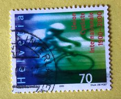 Nr.989 GESTEMPELT Radfahrer 2000   Siehe Original Fotos.  ﻿