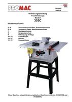 PROMAC 355C  scie circulaire sur table professionnelle