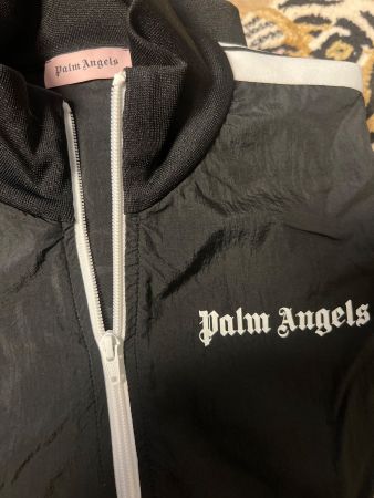 Palm Angels Track Jacket – Black & White