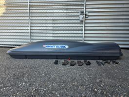 Dachbox Mont Blanc dunkelgrau mit Zubehör guter Zustand