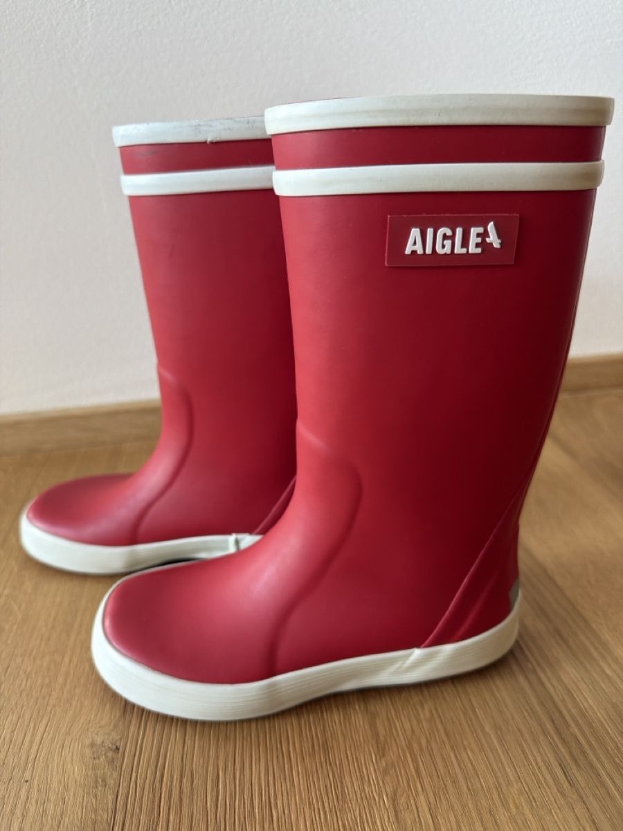 Scarpe per ragazzi: Aigle Gummistiefel Rot 28  – Nuovo (secondo la descrizione) da Kilchberg ZH venduto da Gejuba 2