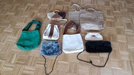"Hippie" Taschen Set Damen +2x Muff für den Winter