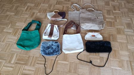 "Hippie" Taschen Set Damen +2x Muff für den Winter